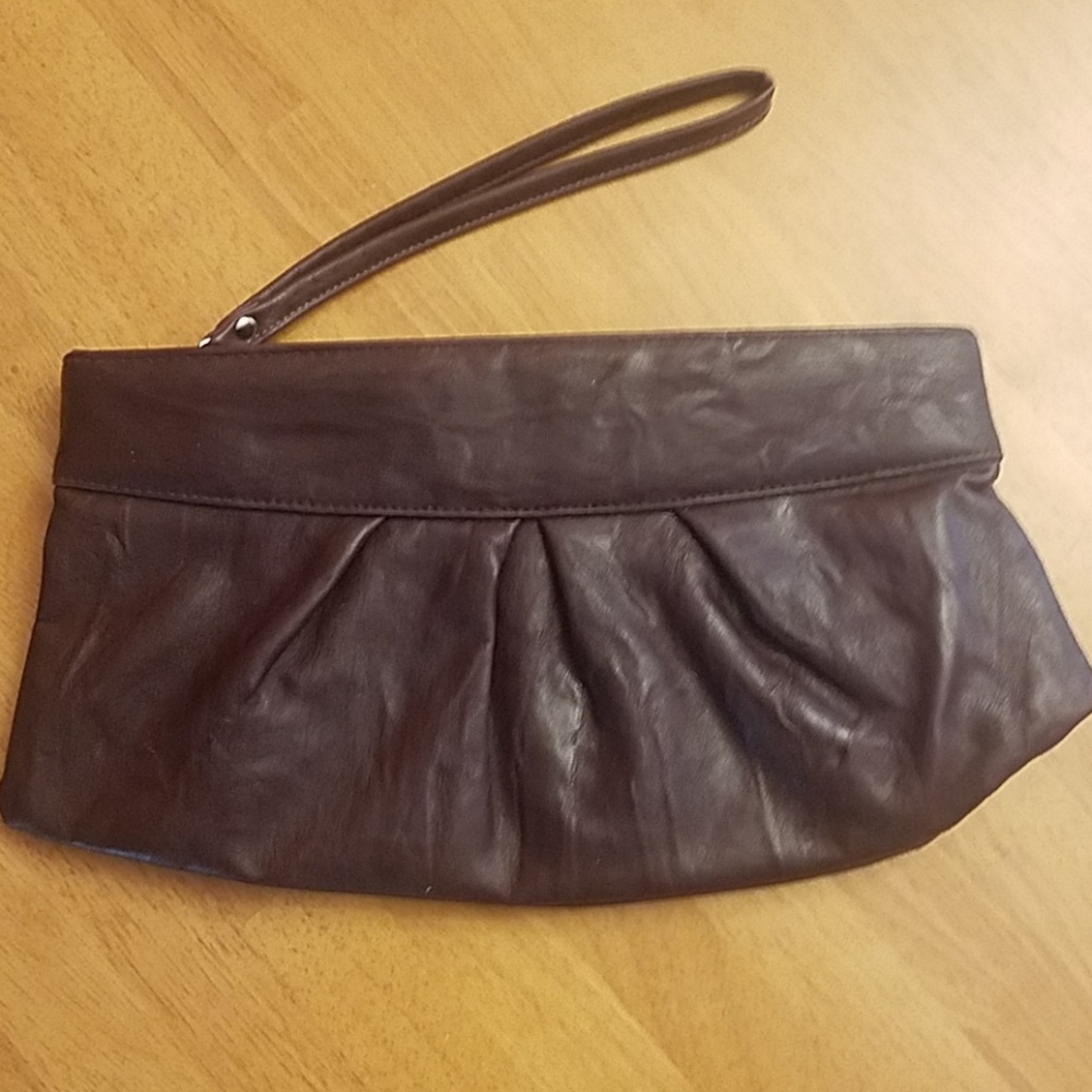 Plum clutch